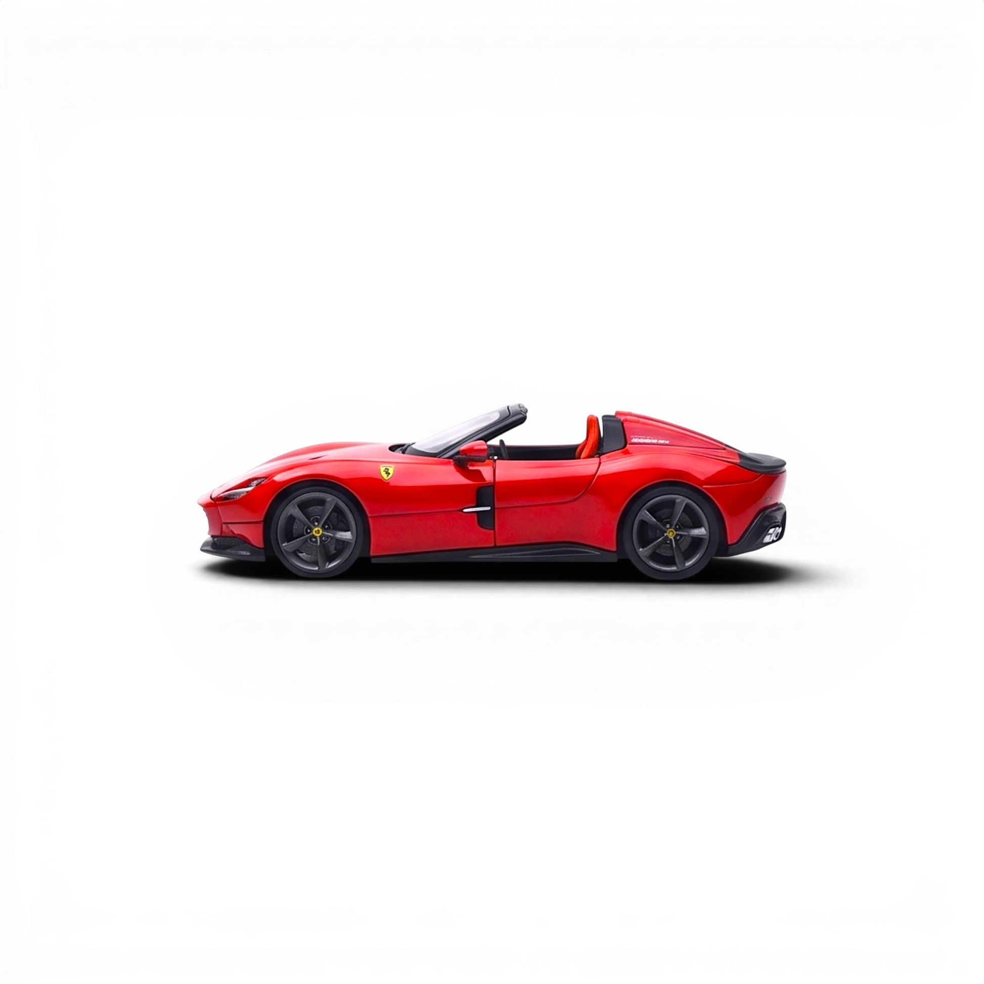 Lot57Supplies Diecast Shop Phantom Knight 12Cilindri Coupe, 1:64 scale, Rosso Corsa red diecast model with opening hood and engine detail.