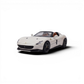 Lot57Supplies Diecast Shop Phantom Knight 12Cilindri Coupe 1:64 scale diecast model in Bianco Avus white with tan interior.