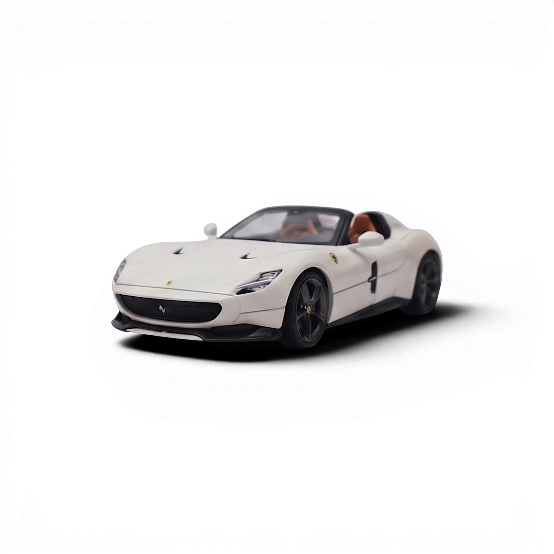 Lot57Supplies Diecast Shop Phantom Knight 12Cilindri Coupe 1:64 scale diecast model in Bianco Avus white with tan interior.