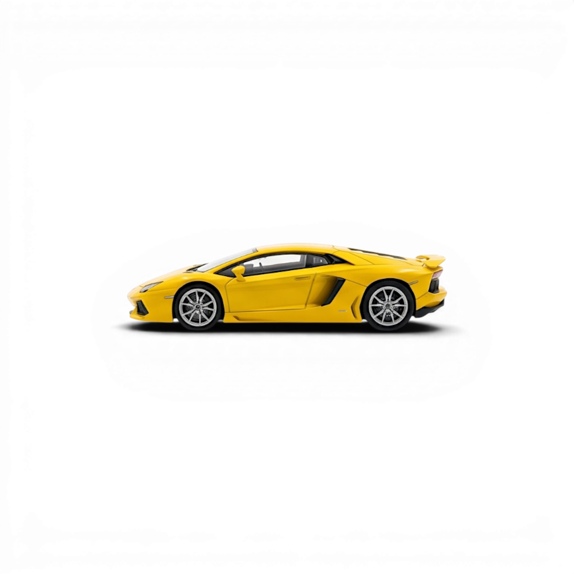 Lot57Supplies Diecast Shop yellow Phantom Speed Lamborghini Aventador LP700 1:64 scale model car.