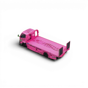 Lot57Supplies Diecast Shop Mega Gear Custom Hauler 1:64 scale pink diecast truck with dinosaur-themed graphics