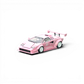 Lot57Supplies Diecast Shop TOPART LBWK Countach 1:64 scale diecast model car in Lover's Pink with number 41 livery.