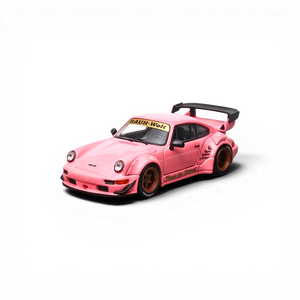 Lot57Supplies Diecast Shop Star Models RWB 964 GT Wing in SoCro Pink 1:64 scale diecast model car