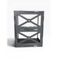 Lot57Supplies Diecast Shop gunmetal grey modular pit rack display stand with industrial diamond-plate shelves