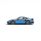 Lot57Supplies Diecast Shop: Meissen Blue 1:64 scale resin model of Porsche 911 (992) Turbo Chopin Kit.