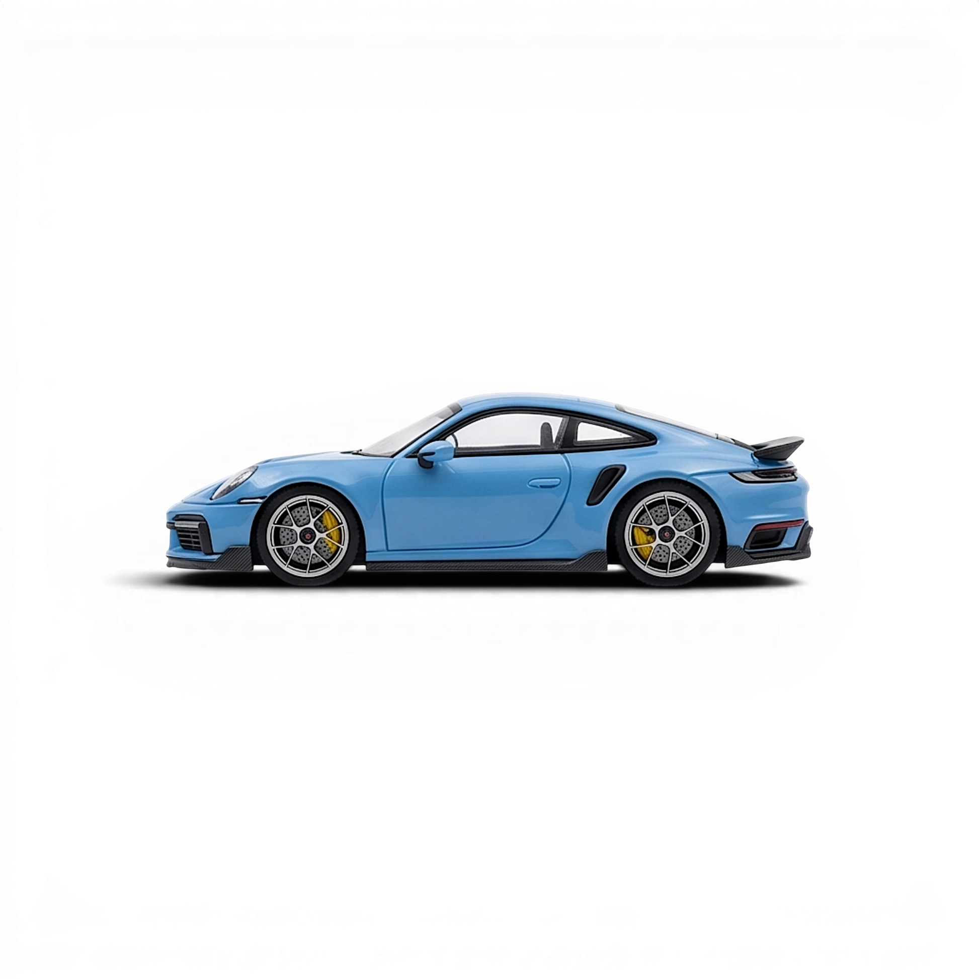 Lot57Supplies Diecast Shop: Meissen Blue 1:64 scale resin model of Porsche 911 (992) Turbo Chopin Kit.
