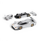 Lot57Supplies Diecast Shop Trends Porsche 911 GT1 1998 silver diecast model car with removable body panels