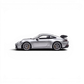 Lot57Supplies Diecast Shop 1:64 scale GT Silver Porsche 911 GT3 resin model with a large rear spoiler.