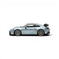 Lot57Supplies Diecast Shop ZJWJ Porsche 911 GT3 1:64 scale ice blue resin model with large rear spoiler.