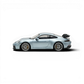 Lot57Supplies Diecast Shop ZJWJ 1:64 scale resin Porsche 911 GT3 model car in ice blue, side profile view.