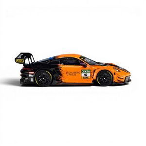 Lot57Supplies Diecast Shop 1:64 scale Trends Hobby Porsche 911 GT3 R DTM 2025 race car in orange and black livery