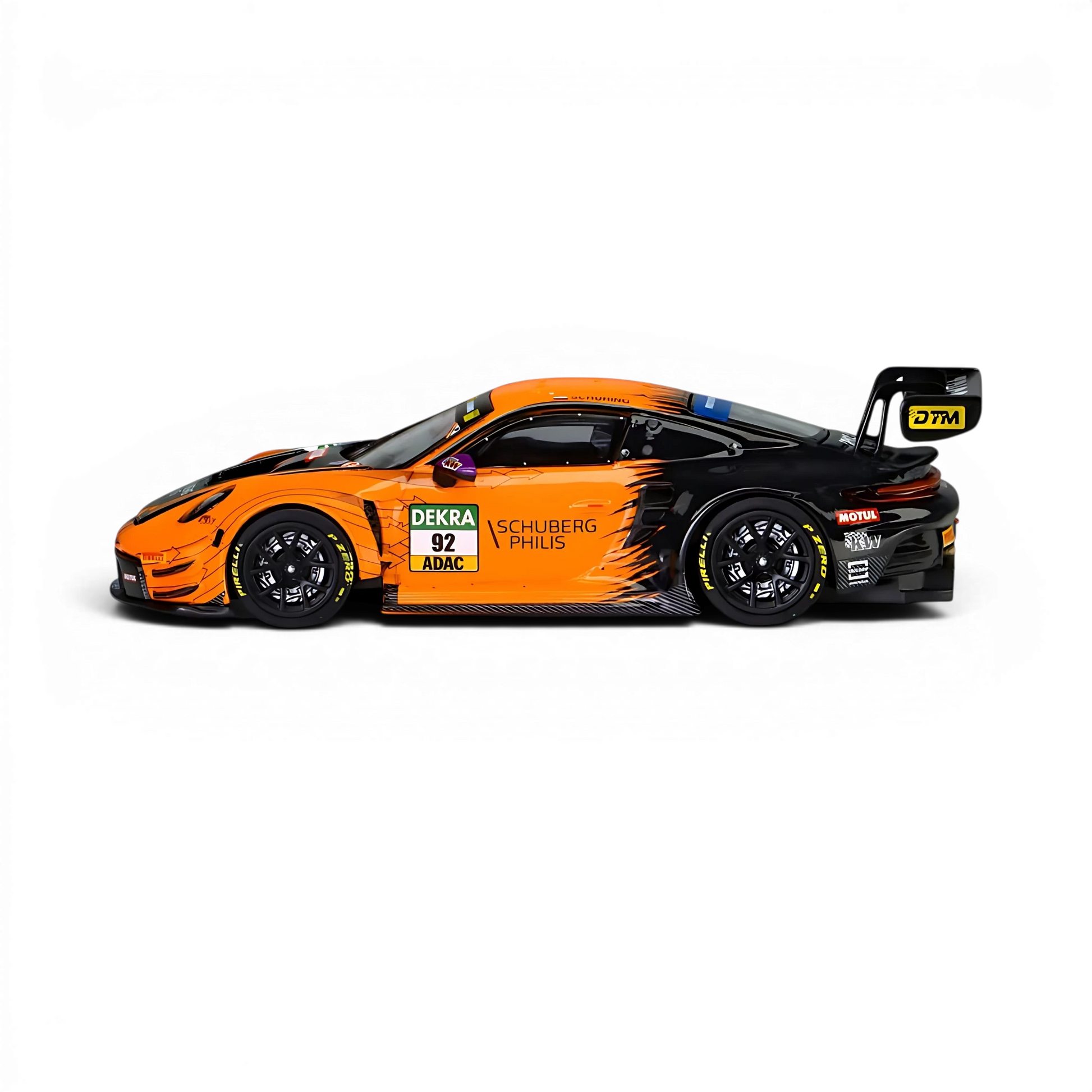 Lot57Supplies Diecast Shop 1:64 scale Trends Hobby Porsche 911 GT3 R DTM 2025 diecast car in orange and black livery