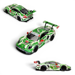 Lot57Supplies Diecast Shop 1:64 scale TOP LUX Porsche 911 GT3 R diecast car with green dinosaur sketch livery