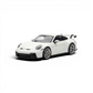 Lot57Supplies Diecast Shop 1:64 scale luminous white Porsche 911 GT3 resin model car with glow-in-the-dark paint.