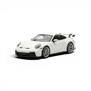 Lot57Supplies Diecast Shop 1:64 scale luminous white Porsche 911 GT3 resin model car with glow-in-the-dark paint.