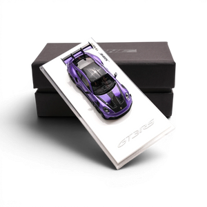 SUHE Porsche 911 GT3 RS in Twilight Purple 1:64 scale resin model car from Lot57Supplies Diecast Shop
