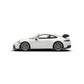 Lot57Supplies Diecast Shop 1:64 scale luminous white resin Porsche 911 GT3 model with glow-in-the-dark paint and yellow brake calipers.