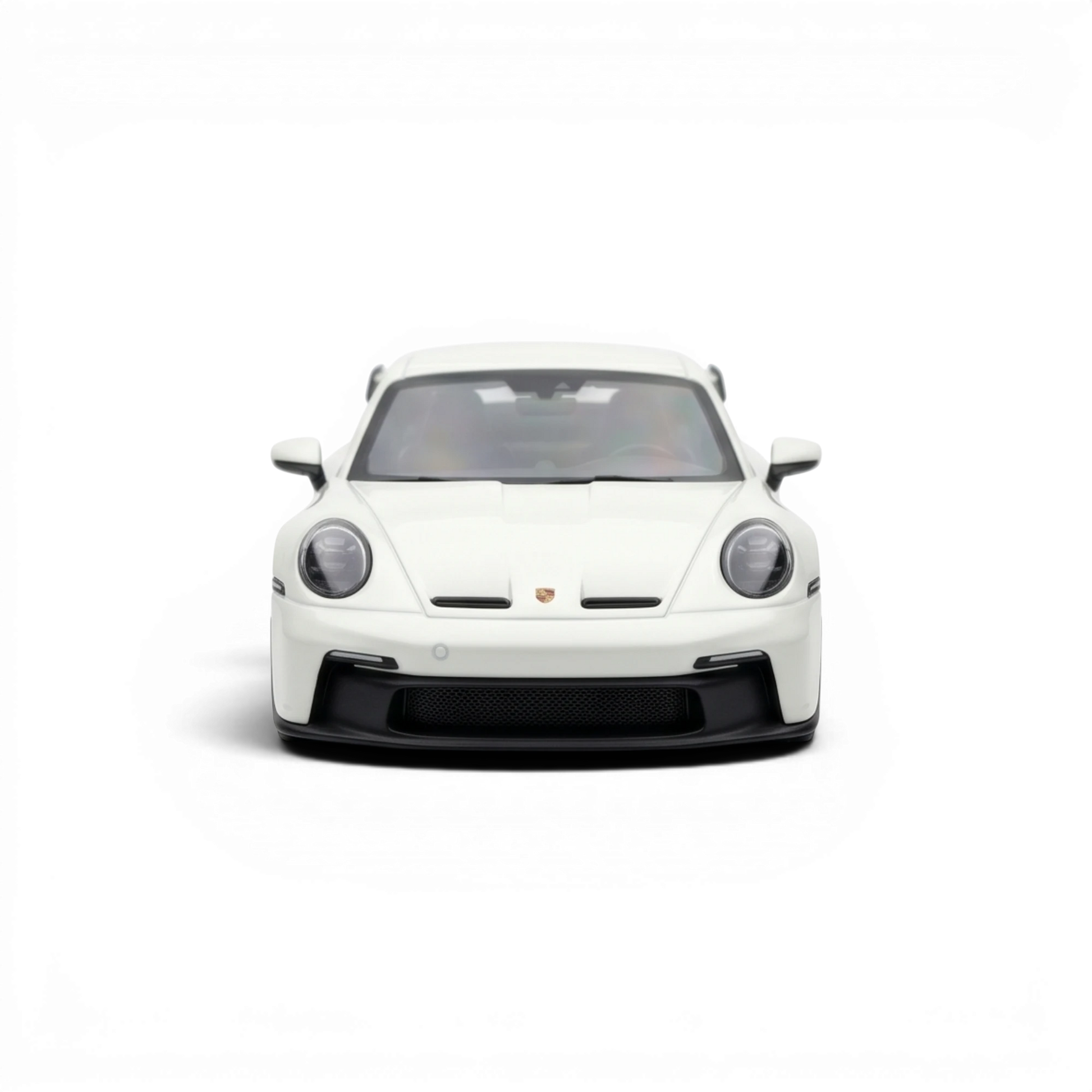 Lot57Supplies Diecast Shop ZJWJ Porsche 911 GT3 1:64 luminous white resin model car with glow-in-the-dark paint.