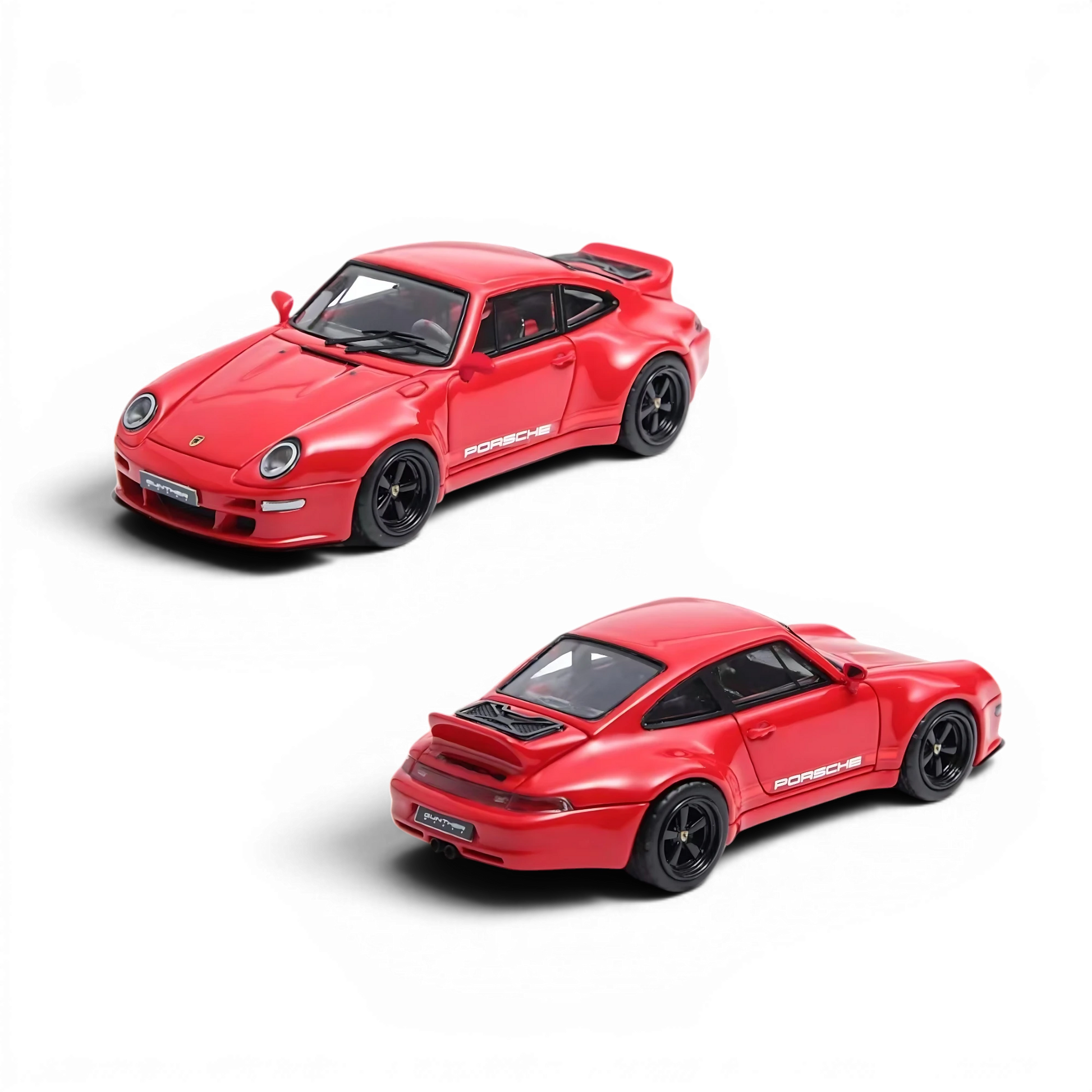 Lot57Supplies Diecast Shop Flame Model 1:64 scale resin Porsche 911 Gunther Werks 400R in Solan Red