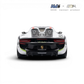 Lot57Supplies Diecast Shop HALO x EDM Porsche 918 Spyder 1:64 scale model, Gumball 3000 livery, white with black and green accents.