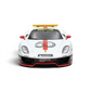 Lot57Supplies Diecast Shop HALO x EDM Porsche 918 Spyder 1:64 Le Mans Safety Car model. White resin car with red accents and "SAFETY CAR" text.