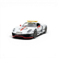 Lot57Supplies Diecast Shop HALO x EDM Porsche 918 Spyder 1:64 Le Mans Safety Car model. White resin diecast with red accents and racing decals.