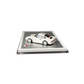 Lot57Supplies Diecast Shop Petrolab x EDM 1:64 scale white Porsche 959 resin model car with stripe on display base