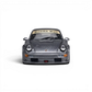 Lot57Supplies Diecast Shop CM Model 1:64 scale metallic gray Porsche 964 widebody diecast car front view
