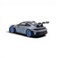 Lot57Supplies Diecast Shop HH Model 1:64 scale resin Porsche 992.1 GT3 RS in Arctic Grey with light blue wheels