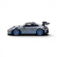 Lot57Supplies Diecast Shop HH Model 1:64 scale Arctic Grey Porsche 992.1 GT3 RS resin model car with blue wheels