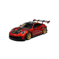 Lot57Supplies Diecast Shop HH Model 1:64 scale metallic red Porsche 992.1 GT3 RS resin model car with gold wheels