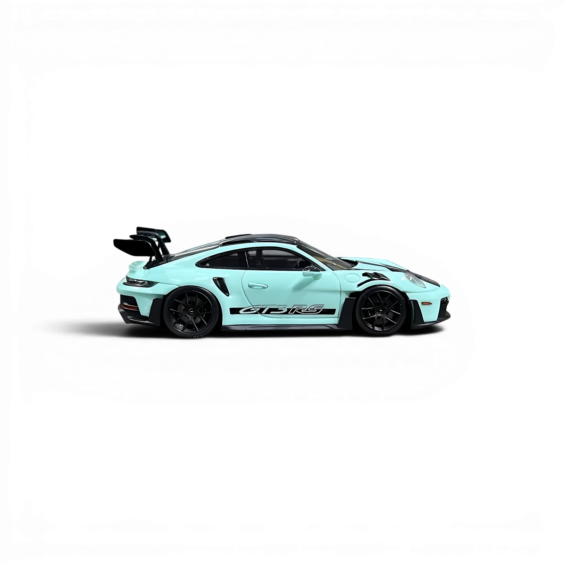 Lot57Supplies Diecast Shop HH Model 1:64 scale resin Porsche 992.1 GT3 RS in Tiff Blue with black wheels