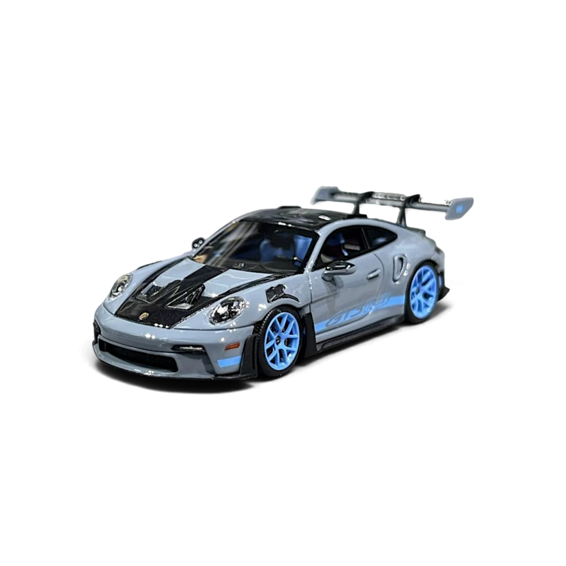 HH Model Porsche 992.1 GT3 RS in Arctic Grey at Lot57Supplies Diecast Shop, a 1:64 scale resin model car.