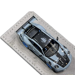 HH Model Porsche 992.1 GT3 RS in Arctic Grey, 1:64 scale resin diecast car from Lot57Supplies Diecast Shop