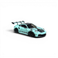 Lot57Supplies Diecast Shop HH Model 1:64 scale resin Porsche 992.1 GT3 RS in Tiff Blue with black racing stripes