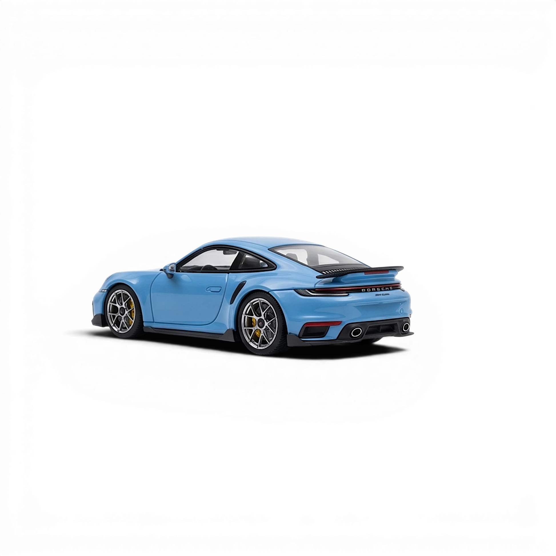 Lot57Supplies Diecast Shop Porsche 911 (992) Turbo Chopin Kit 1:64 scale model in Meissen Blue resin.