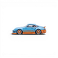 Lot57Supplies Diecast Shop 1:64 scale blue and orange Gulf Livery modified Porsche 993 diecast model car.