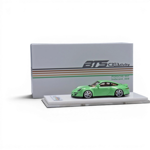 Lot57Supplies Diecast Shop green 1:64 scale ERROR404 x BTS Porsche 997 Indecent 009 resin model car.