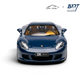 Lot57Supplies Diecast Shop blue resin 1:64 scale Porsche Carrera GT model with yellow interior.