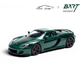 Lot57Supplies Diecast Shop Porsche Carrera GT 1:64 scale model in metallic jet green with green interior. Limited edition resin collectible.