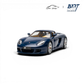 Lot57Supplies Diecast Shop Porsche Carrera GT 1:64 scale model in Manaus Blue with yellow interior.