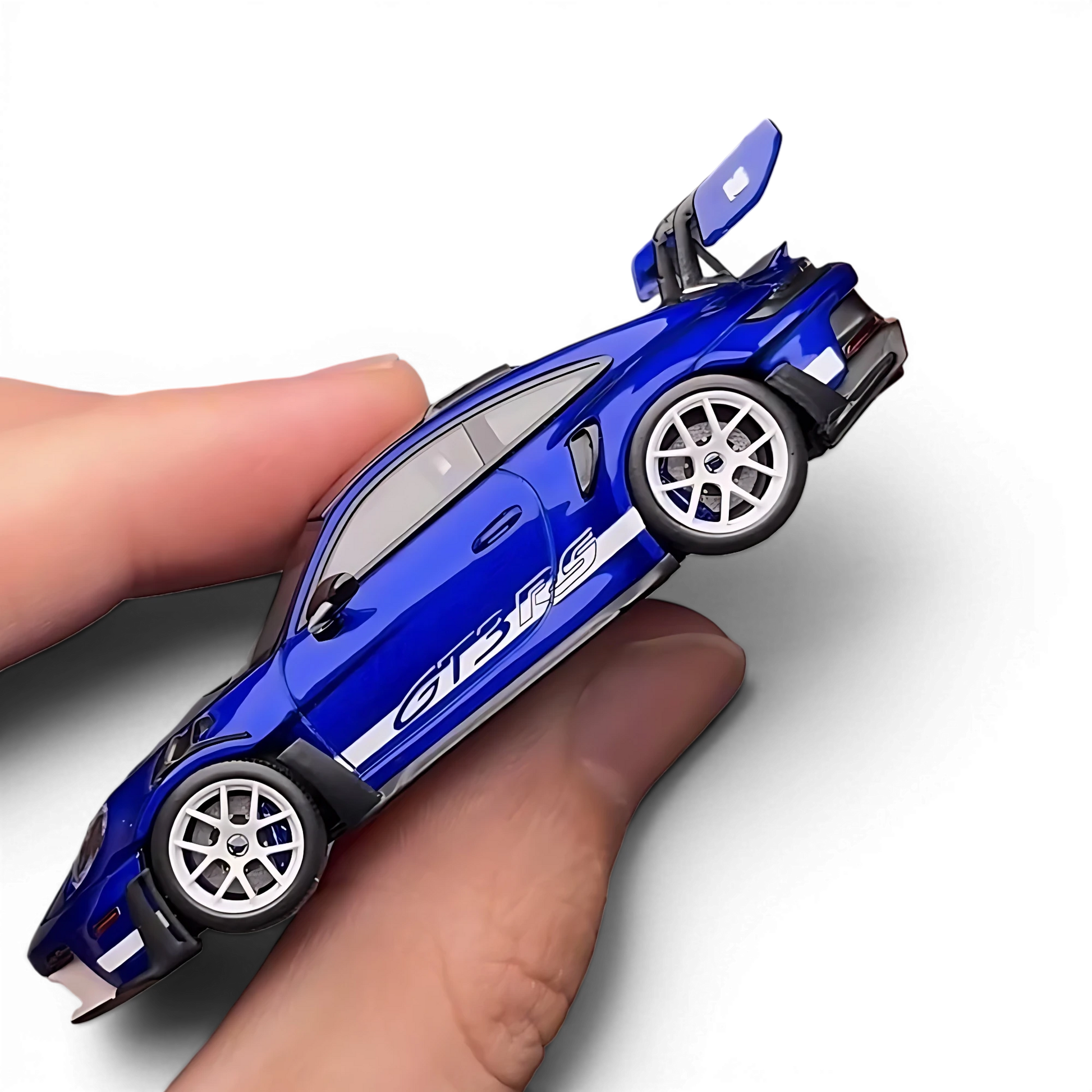 Lot57Supplies Diecast Shop HH Model 1:64 scale San Marino Blue Porsche 992.1 GT3 RS resin diecast model car