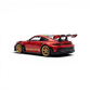 Lot57Supplies Diecast Shop HH Model 1:64 scale metallic red Porsche 992.1 GT3 RS resin model car with gold wheels