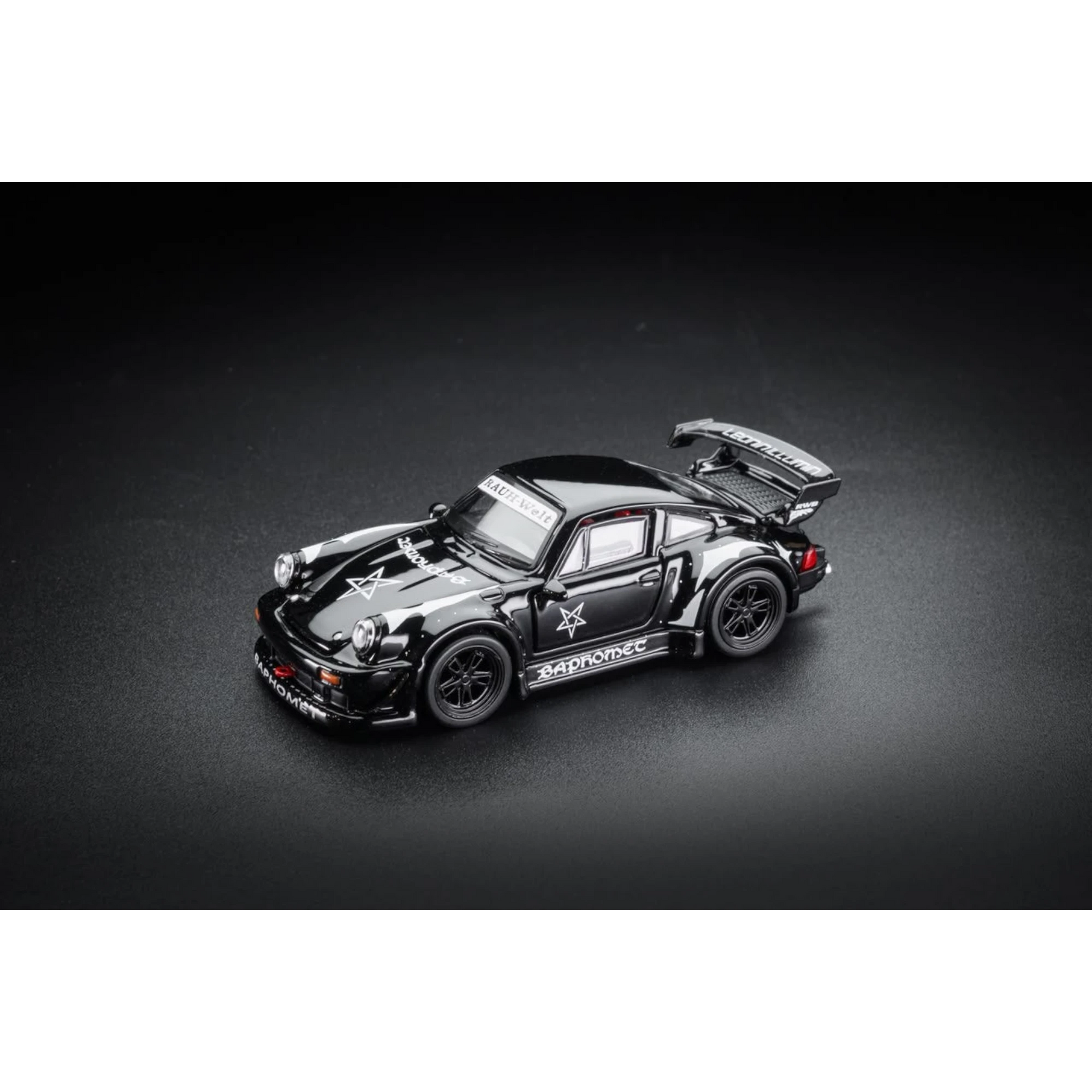 Lot57Supplies Diecast Shop FG Porsche RWB 930 Black Devil Baphomet 1:64 scale diecast model car