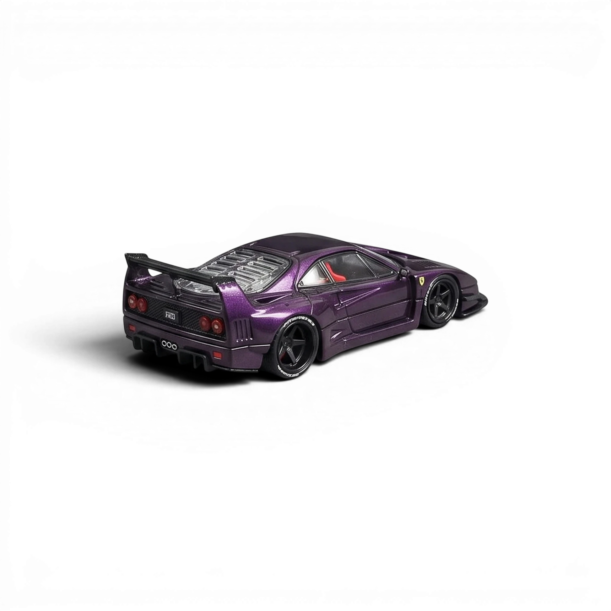 Lot57Supplies Diecast Shop Star Models 1:64 scale purple F40 LB-Works wide-body diecast supercar model