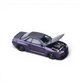 Lot57Supplies Diecast Shop 1:64 scale metal purple Focal Horizon R32 Skyline GT-R with open hood on black background