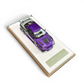 Lot57Supplies Diecast Shop 1:64 scale resin Nissan Skyline R34 GIFTED model car in purple and silver with custom decals