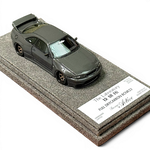 Lot57Supplies Diecast Shop 1:64 scale The Laboratory x Zonzo Garage Active R33 widebody model in full visible carbon.
