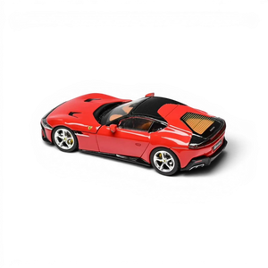 Lot57Supplies Diecast Shop 1:64 scale red Prancing Horse 12 Cilindri diecast model car with black roof