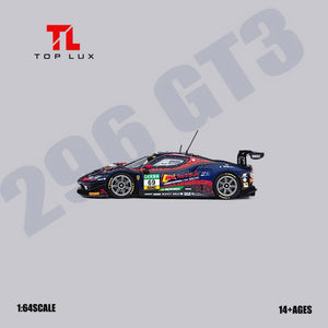 Lot57Supplies Diecast Shop TOP LUX 296GT3 Red Bull #69 2024 DTM race car diecast model in 1:64 scale